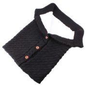 BABY BLANKET BLACK
