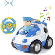 blue police rc car