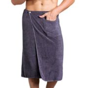 dark grey towel